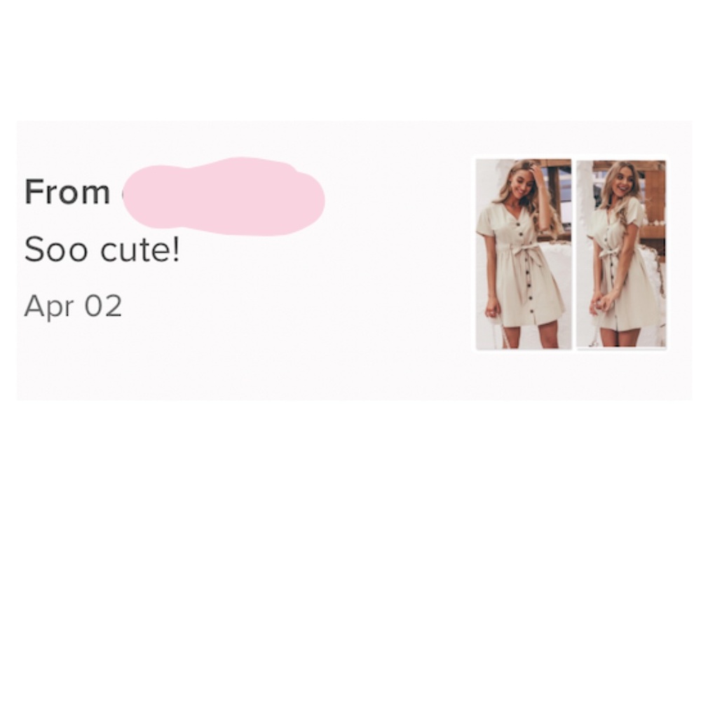 Cotton Buttoned Mini Fit and Flared Belted Dress - Picture 8 of 10